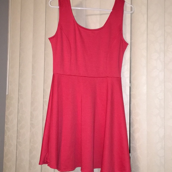 π 3/$15 Peach colored skater dress - Picture 3 of 3